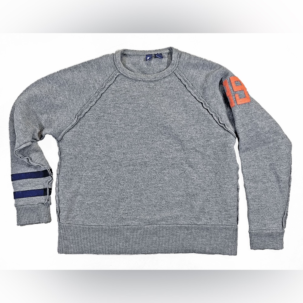 Vintage BDg 100% Premium Wool Pullover Collegiate Rugby Crew Sweater Men's XL